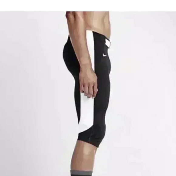Nike Men's Open Field Football Pants Black/White # 615745/012 NWT Choos… - Picture 2 of 9